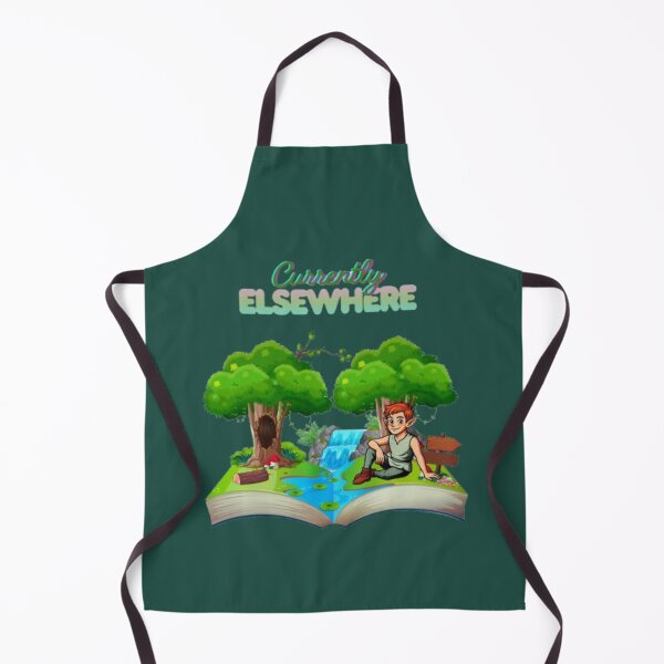 Item preview, Whimsical Fantasy Escape Slogan Currently Elsewhere Print designed and sold by Miheerala.