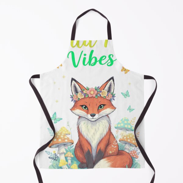 Item preview, Wild Fox Vibes Cottagecore Fox Floral Crown Mushroom Art designed and sold by BodaZZ.