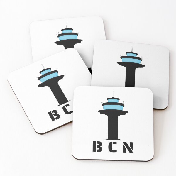 Item preview, Pegatina de la torre de control del aeropuerto de Barcelona (BCN) designed and sold by Aviation Sticker Shop.