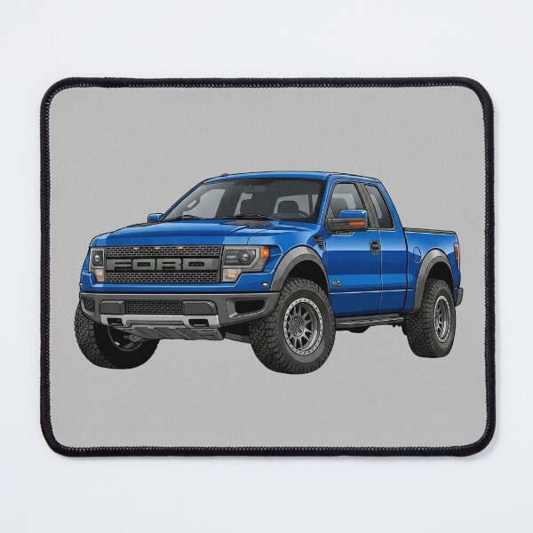 Item preview, Classic Ford F-150 SVT Raptor Blue Custom Offroad Pickup Truck Illustration designed and sold by Motorline44.
