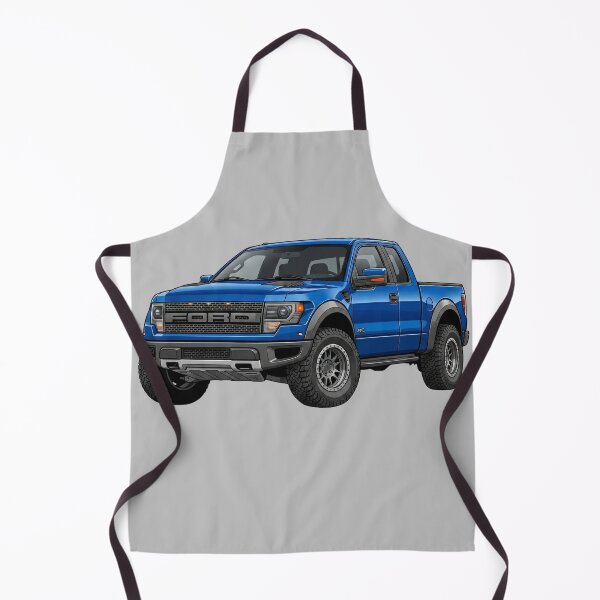 Item preview, Classic Ford F-150 SVT Raptor Blue Custom Offroad Pickup Truck Illustration designed and sold by Motorline44.