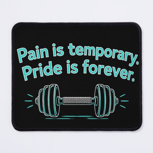 Item preview, Pain Is Temporary Pride Is Forever Motivational Gym Fitness designed and sold by Digistore1221.