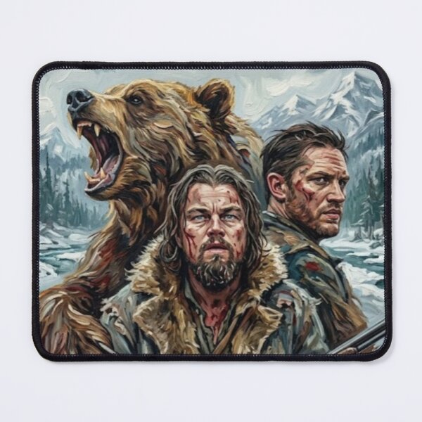 Item preview, The Revenant Retro Frontier Survival Drama Tribute Art Movie Poster designed and sold by Art's Diner.
