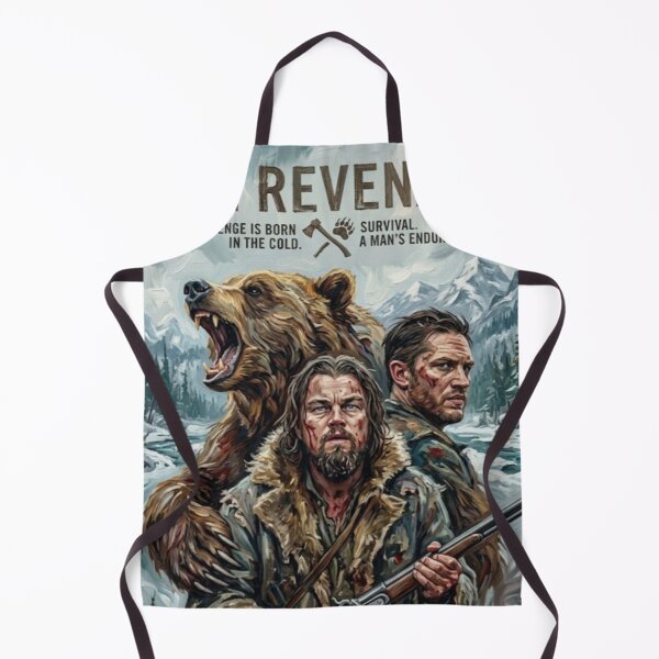 Item preview, The Revenant Retro Frontier Survival Drama Tribute Art Movie Poster designed and sold by Art's Diner.