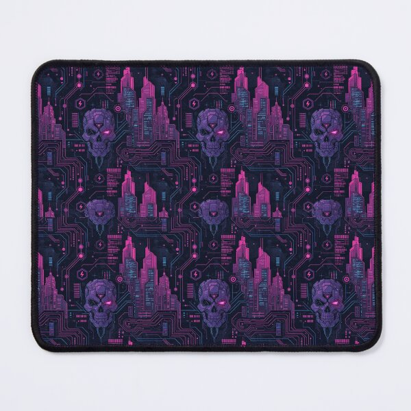 Item preview, Cyberpunk Robot Skull Circuit City designed and sold by Pioneer Spirit Market.