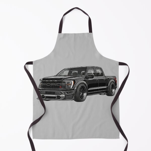 Item preview, Custom Ford F-150 Raptor R Lowered Black Crew Cab Truck Illustration designed and sold by Motorline44.