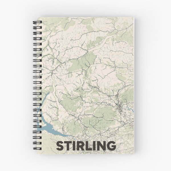 Item preview, Stirling Map designed and sold by MapsNerd.