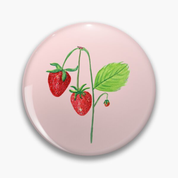 Item preview, Watercolor Strawberry Vine designed and sold by daphsam.