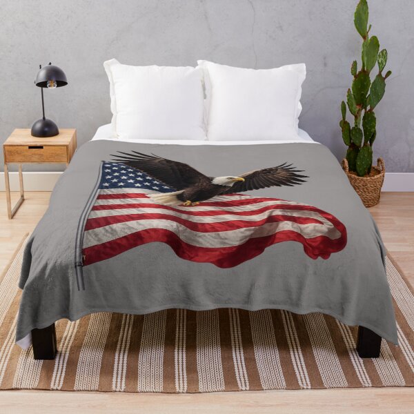 Item preview, American eagle flag t shirt designed and sold by IMOBILYARI.