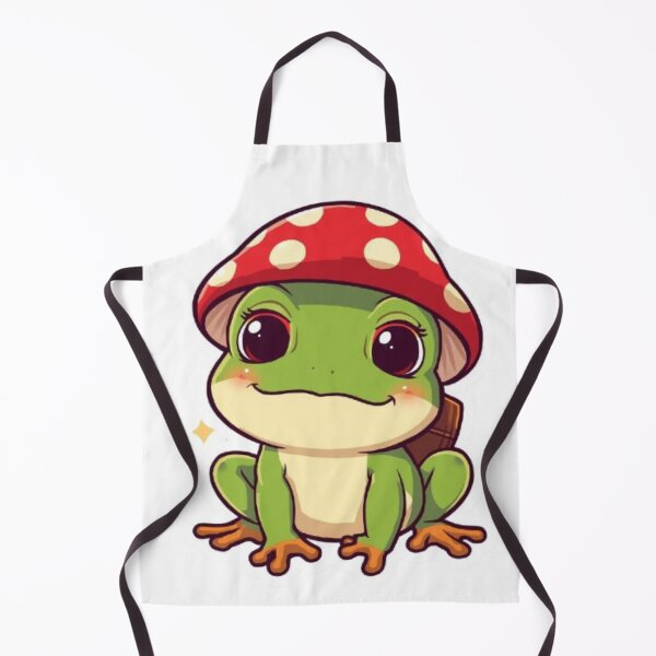 Item preview, Cute Mushroom Frog Kawaii Sticker | Adorable Cottagecore Frog Mascot designed and sold by Stylestickers55.