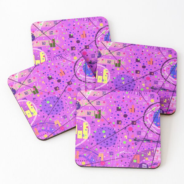 Item preview, Abstract Art: Purple Glitch designed and sold by DanielleGensler.