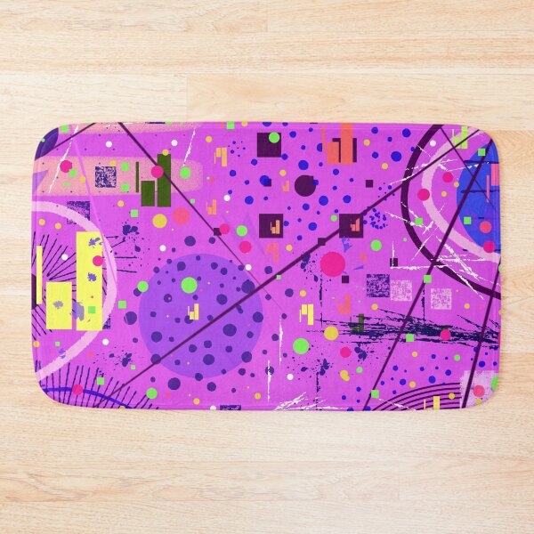 Item preview, Abstract Art: Purple Glitch designed and sold by DanielleGensler.