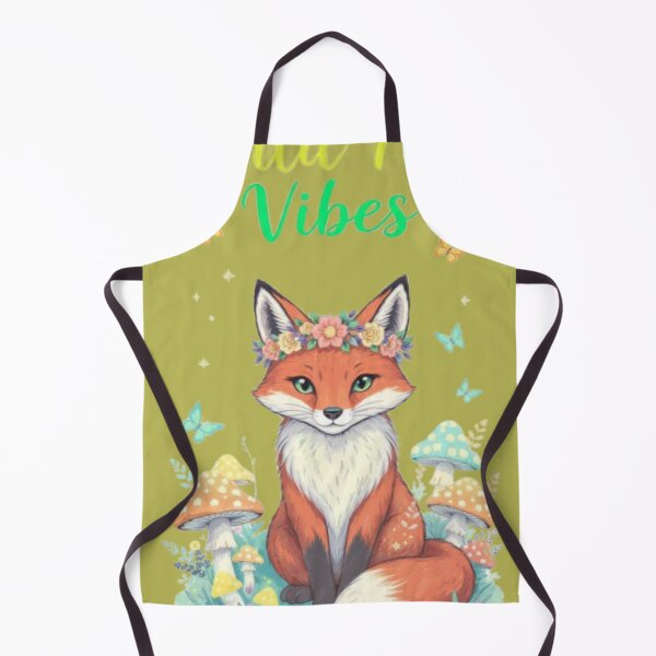 Item preview, Wild Fox Vibes Cottagecore Fox Floral Crown Mushroom Art designed and sold by BodaZZ.