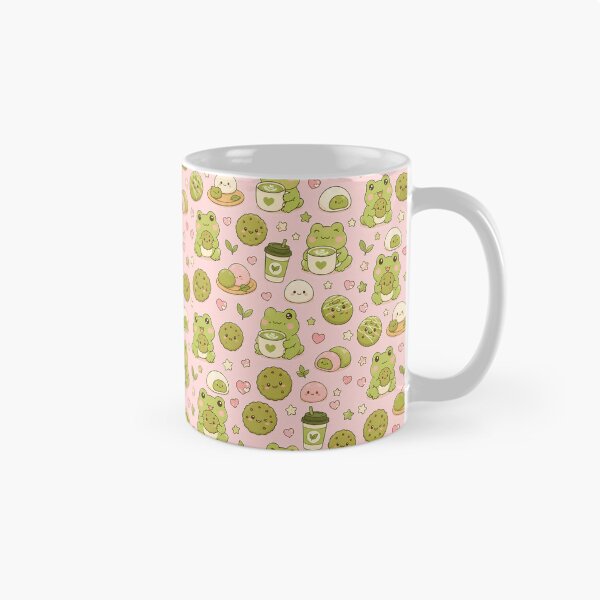 Item preview, Frog Matcha Cookie Kawaii Pattern designed and sold by Soft Berry Studio.
