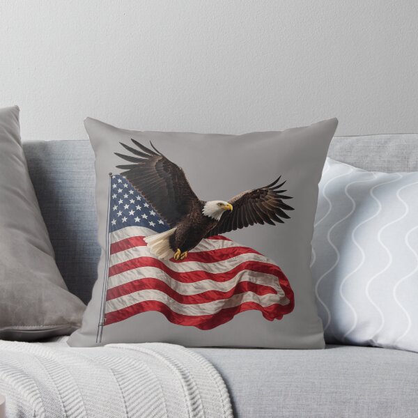 Item preview, American eagle flag t shirt designed and sold by IMOBILYARI.