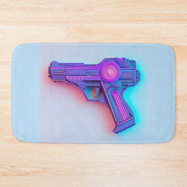 Item preview, Cyberpunk electric purple weapon illustration designed and sold by Checho30.