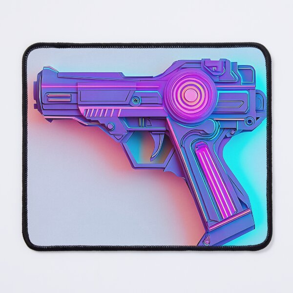Item preview, Cyberpunk electric purple weapon illustration designed and sold by Checho30.