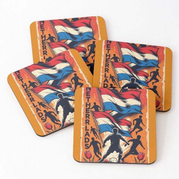 Item preview, Vintage retro Oranje Football Poster  designed and sold by Nexus Space.