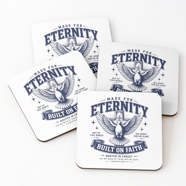 Item preview, Made for Eternity  – Built on Faith Rooted in Christ  designed and sold by HB Shirts.