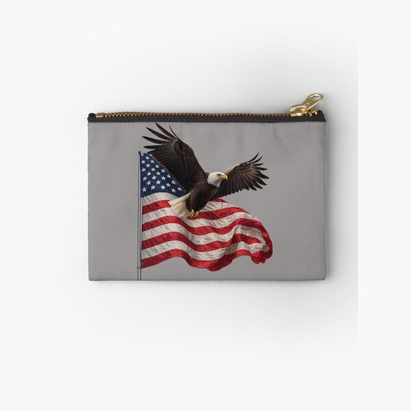 Item preview, American eagle flag t shirt designed and sold by IMOBILYARI.