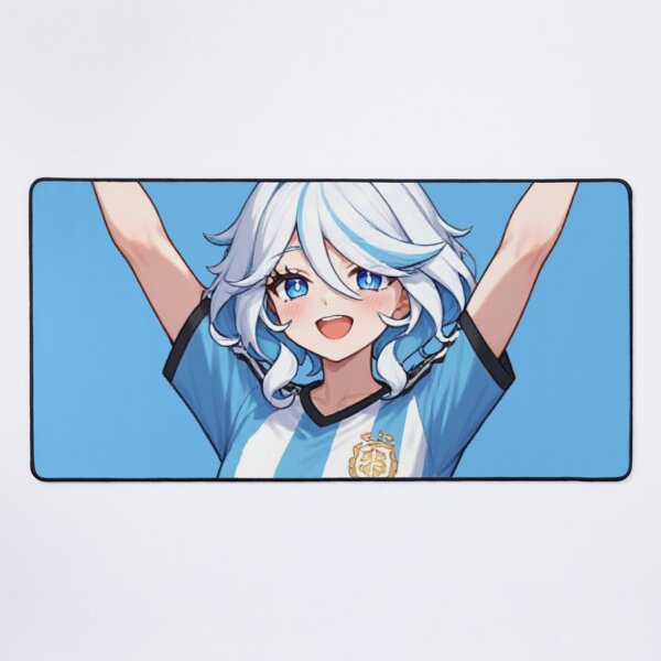 Item preview, Genshin Impact Furina Argentina Soccer Jersey 10 Art designed and sold by Jimakmo.