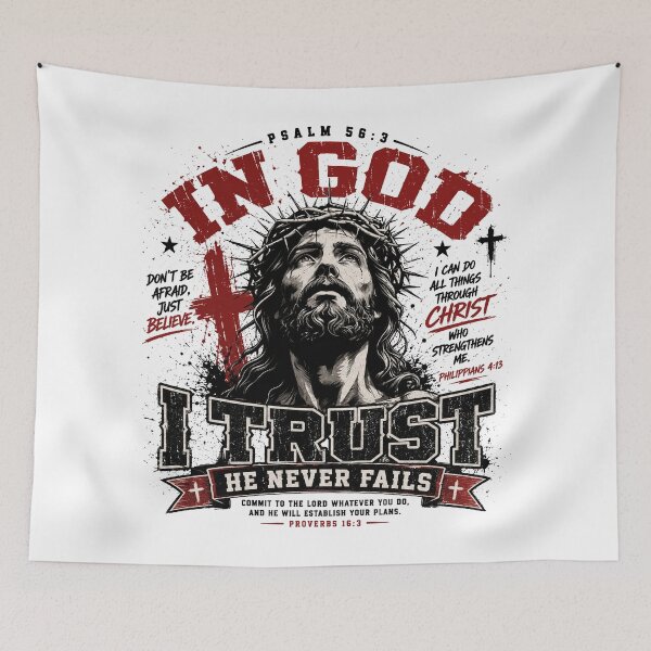 Item preview, In God I Trust Christian Faith Vintage Jesus designed and sold by HB Shirts.