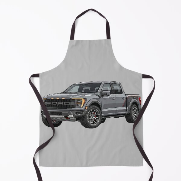 Item preview, Custom Ford F-150 Raptor Lowered Grey Crew Cab Truck Illustration designed and sold by Motorline44.
