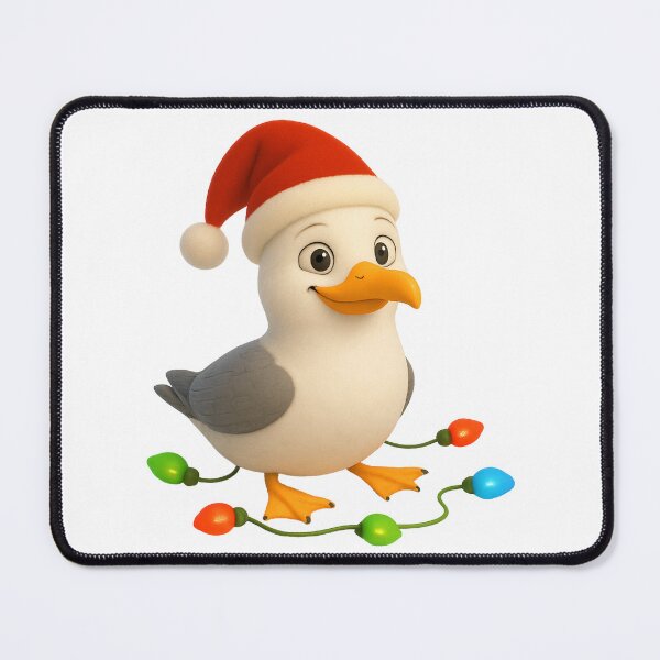 Item preview, Christmas Seagull Gull designed and sold by Sillytoe.