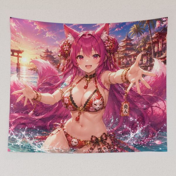 Item preview, Kiyuki Hana (Kitsune Merchant) Bikini designed and sold by Kitsune Merchant.