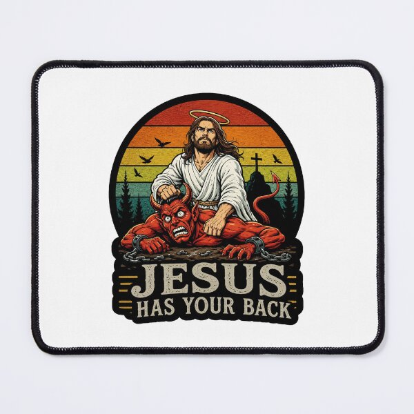 Item preview, Jesus Has Your Back Vintage Christian Faith designed and sold by HB Shirts.
