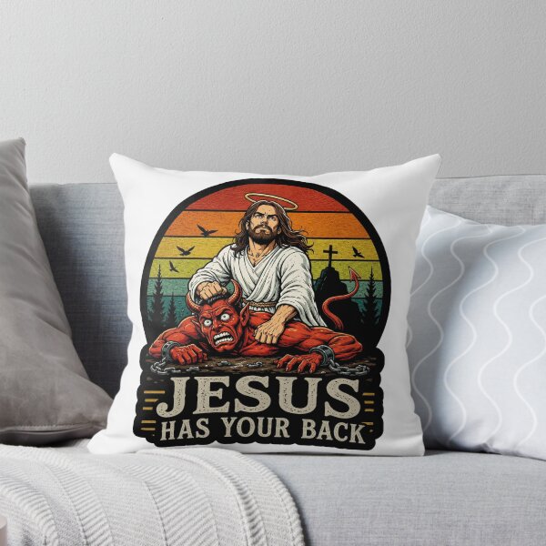 Item preview, Jesus Has Your Back Vintage Christian Faith  designed and sold by HB Shirts.