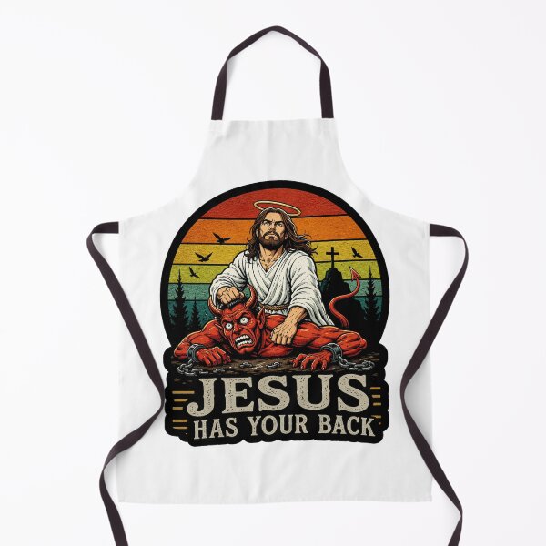 Item preview, Jesus Has Your Back Vintage Christian Faith designed and sold by HB Shirts.