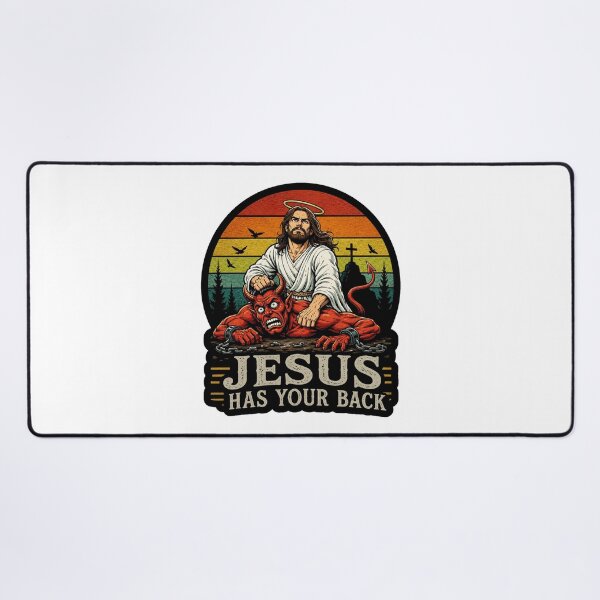 Item preview, Jesus Has Your Back Vintage Christian Faith designed and sold by HB Shirts.