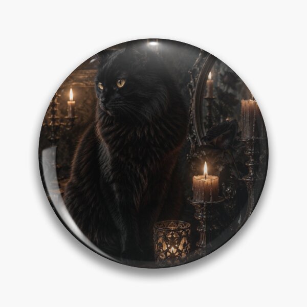 Item preview, Black Cat In Gothic Room designed and sold by VelarisMoon.