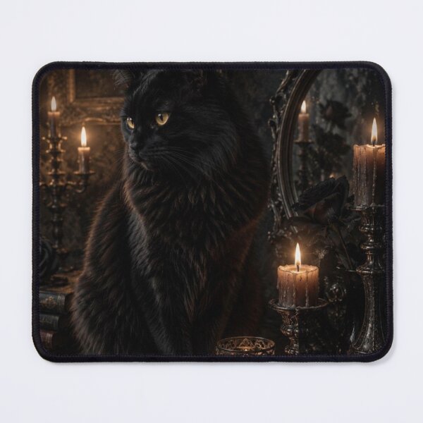 Item preview, Black Cat In Gothic Room designed and sold by VelarisMoon.