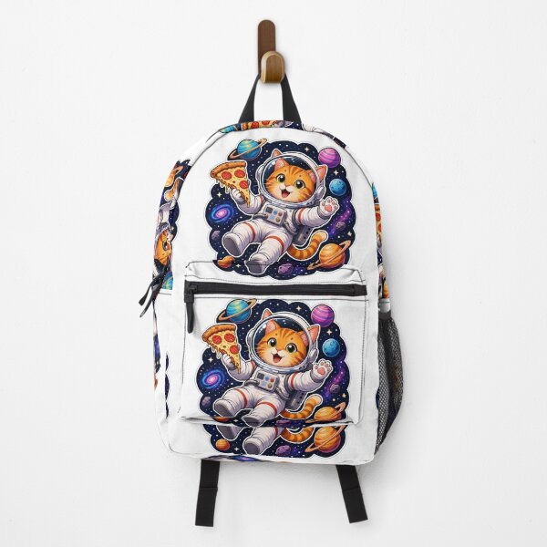 Item preview, Cute Astronaut Cat Floating in Space with Pizza designed and sold by MedRoh.