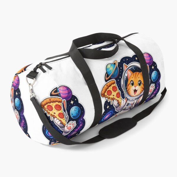 Item preview, Cute Astronaut Cat Floating in Space with Pizza designed and sold by MedRoh.