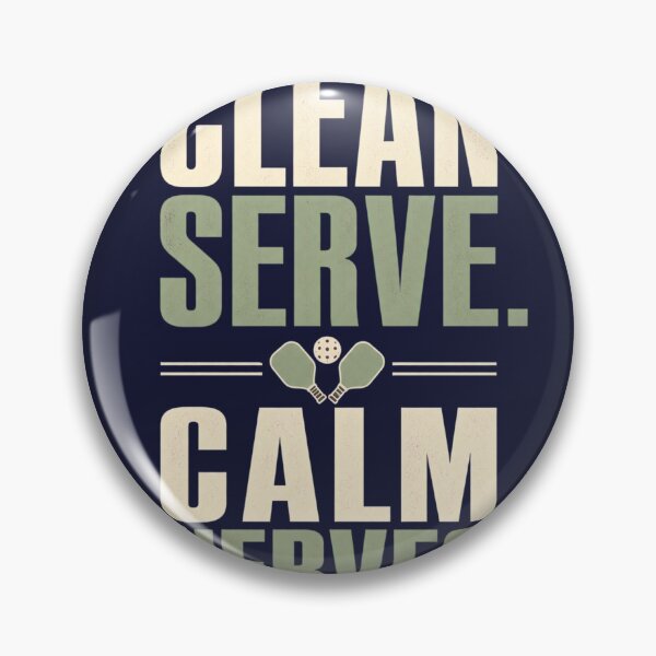 Item preview, Clean Serve Calm Nerves - Pickleball Quote designed and sold by GoverArt.
