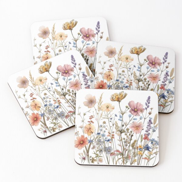 Item preview, Wildflower Bouquet – Delicate Botanical Floral Illustration designed and sold by UUniqueIImprint.