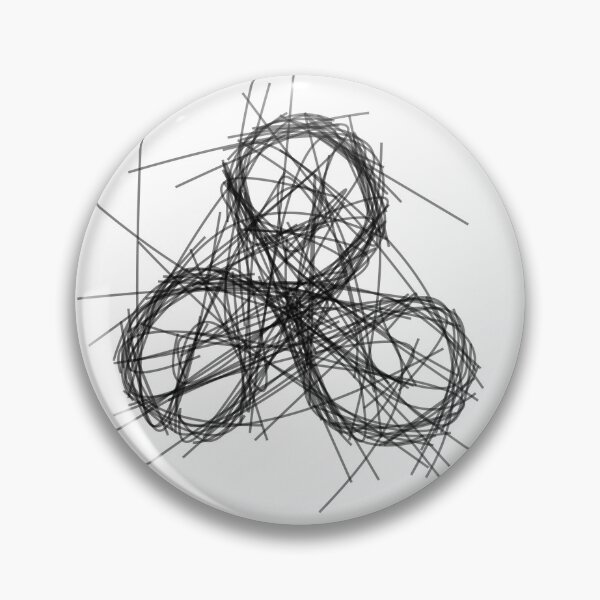 Item preview, Sacred Geometry Triskelion - Minimalist Ink Sketch designed and sold by H Jonas.