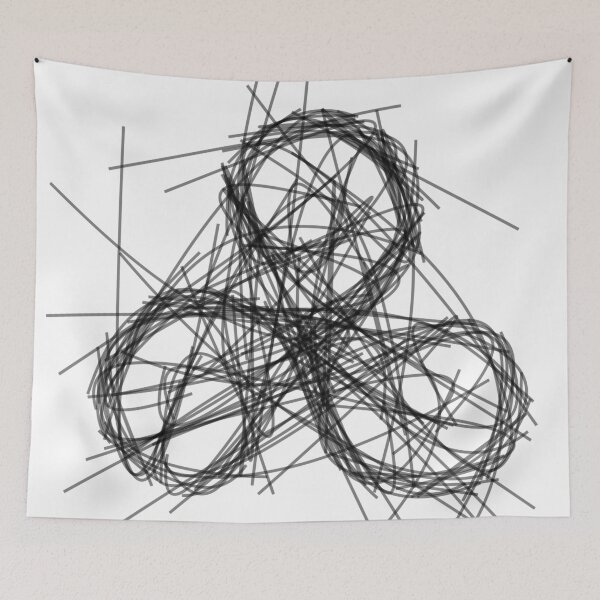 Item preview, Sacred Geometry Triskelion - Minimalist Ink Sketch designed and sold by H Jonas.