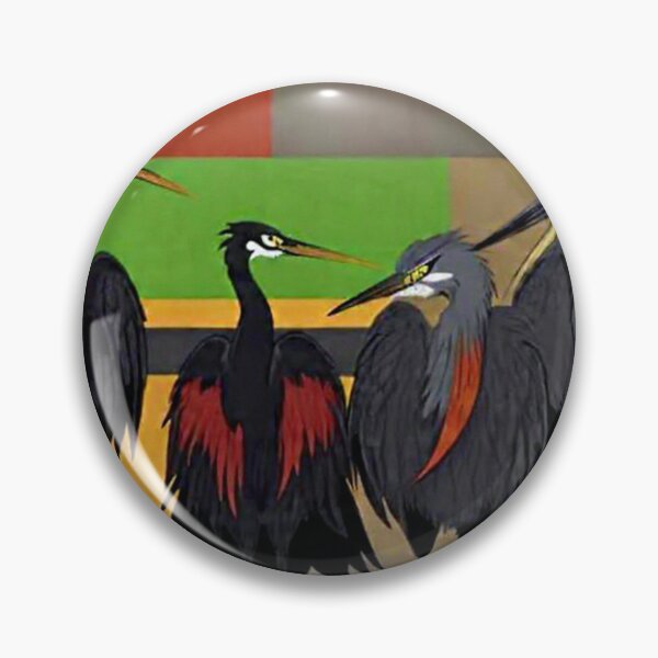 Item preview, Loyal Friends Heron Birds Birdwatching Nature Art designed and sold by BodaZZ.