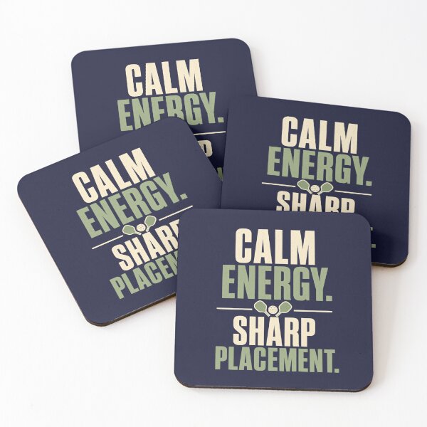 Item preview, Calm Energy Sharp Placement - Pickleball designed and sold by GoverArt.