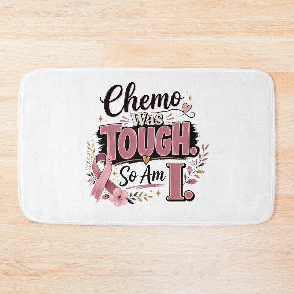 Item preview, Chemo Was Tough So Am I Breast Cancer Survivor Pink Ribbon Design designed and sold by WHDProduction45.