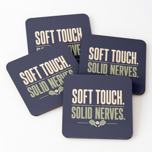 Item preview, Toque suave, nervios fuertes - Cita sobre pickleball designed and sold by GoverArt.