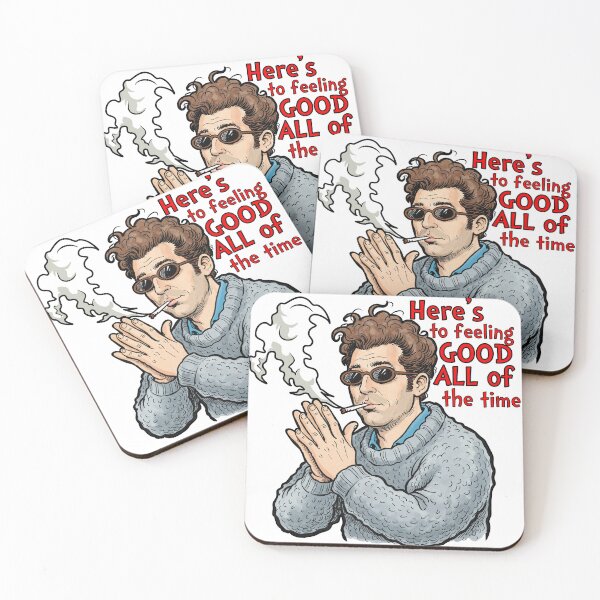 Item preview, Here's to Feeling Good All of the Time - Cosmo Kramer Fan Art designed and sold by Deviant Logic Design.