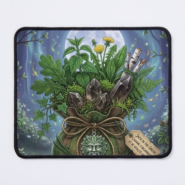 Item preview, "Jack in the Green" Pouch - Charm of incarnation and vitality designed and sold by NeyhineAngelionShop.