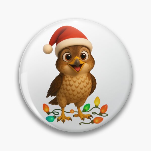 Item preview, Christmas Sharp-Shinned Hawk designed and sold by Sillytoe.