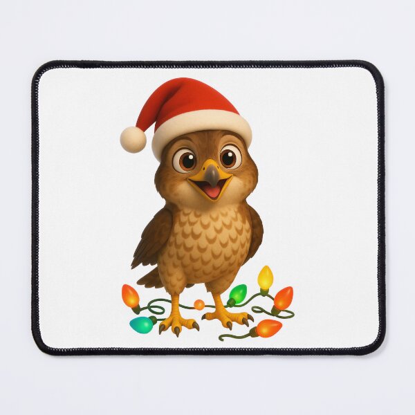 Item preview, Christmas Sharp-Shinned Hawk designed and sold by Sillytoe.