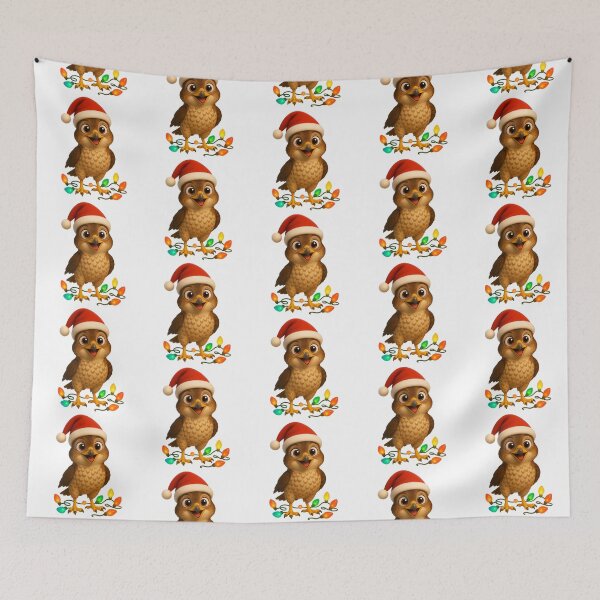 Item preview, Christmas Sharp-Shinned Hawk designed and sold by Sillytoe.